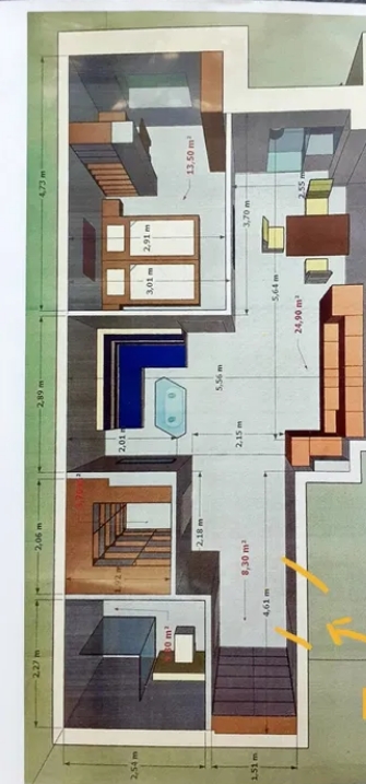продажа однокомнатной квартиры номер A-174201 в Приморском районе, фото номер 8